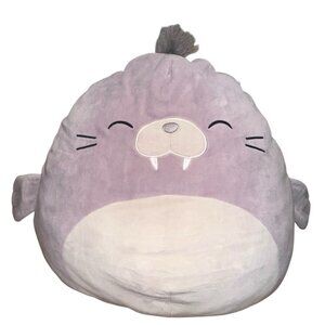 Squishmallows Kwame The Walrus 16" Plush Toy Lavender Purple